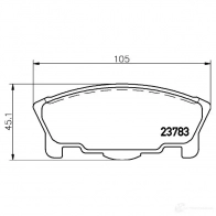Тормозные колодки, комплект HELLA 29706 237 83 T3128 8db355017311
