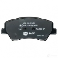 Тормозные колодки дисковые, комплект HELLA 22497 8DB 355 025-211 1424495435 2249 6 - Изображение 2