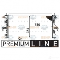 Тормозные колодки, комплект HELLA 24 820 T1850 29435 8db355014581 - Изображение 3