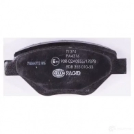 Тормозные колодки дисковые, комплект HELLA T1374 2393 4 8DB 355 010-551 29054 - Изображение 3