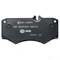 Тормозные колодки дисковые, комплект HELLA 8DB 355 025-721 2 1056 T2657 1424495446 - Изображение 2