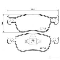 Тормозные колодки дисковые, комплект HELLA 1437442581 BU0B N9 8DB 355 037-741 - Изображение 4