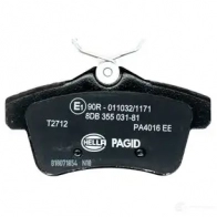 Тормозные колодки дисковые, комплект HELLA 24922 162 1 4 8DB 355 031-811 1424495458 24922 - Изображение 2