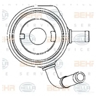 Тормозные колодки, комплект HELLA 20 669 30064 8db355021111 T2307 - Изображение 4