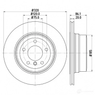 Тормозные колодки, комплект HELLA 8db355013331 T1699 2448 3 29311 - Изображение 4