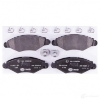 Тормозные колодки дисковые, комплект HELLA 8DB 355 009-411 23598 2359 7 28943 - Изображение 2