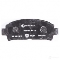 Тормозные колодки дисковые, комплект HELLA 29647 2196 1 8DB 355 016-721 7462D582 - Изображение 3