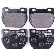 Тормозные колодки дисковые, комплект HELLA T9051 8DB 355 019-231 29891 2347 1 - Изображение 2
