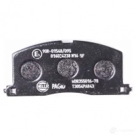 Тормозные колодки дисковые, комплект HELLA 29653 21 948 21949 8DB 355 016-781 - Изображение 2