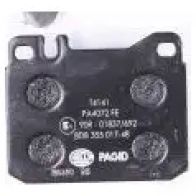 Тормозные колодки дисковые, комплект HELLA 8DB 355 017-481 T4141 29722 203 92 - Изображение 3