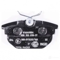 Тормозные колодки дисковые, комплект HELLA 8677D1478 2 3177 8DB 355 018-371 29807 - Изображение 3