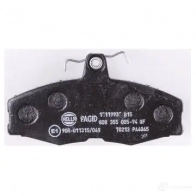 Тормозные колодки дисковые, комплект HELLA 28626 T0213 8DB 355 005-941 2 0861 - Изображение 3