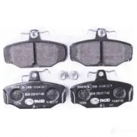 Тормозные колодки дисковые, комплект HELLA 7271D382 29735 8DB 355 017-621 2 0981 - Изображение 2