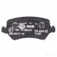 Тормозные колодки, комплект HELLA T1451 8db355011361 29126 234 17 - Изображение 3