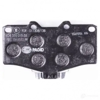 Тормозные колодки, комплект HELLA 21680 29511 2 1679 8db355015351 - Изображение 3