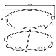 Тормозные колодки, комплект HELLA 8db355024901 22379 1424495427 223 78 - Изображение 4