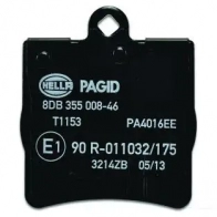 Тормозные колодки, комплект HELLA 8db355008461 28863 T1153 21 919 - Изображение 3