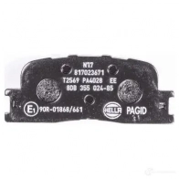 Тормозные колодки, комплект HELLA 7786D885 8db355024851 237 02 30224 - Изображение 3