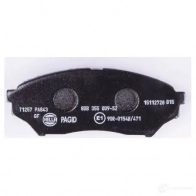 Тормозные колодки дисковые, комплект HELLA 8DB 355 009-521 28954 7670D798 234 87 - Изображение 3
