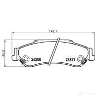 Тормозные колодки, комплект HELLA 21 561 8db355023201 30209 21562 - Изображение 4