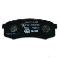Тормозные колодки дисковые, комплект HELLA 29658 7487D606 2 1947 8DB 355 016-831 - Изображение 3