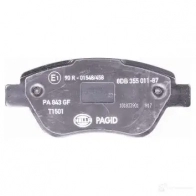 Тормозные колодки дисковые, комплект HELLA 23 705 8DB 355 011-871 29172 23982 - Изображение 3