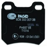 Тормозные колодки, комплект HELLA 8db355007381 28768 2105 0 7582D709 - Изображение 3