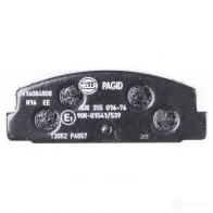 Тормозные колодки дисковые, комплект HELLA 2003 1 8DB 355 016-761 7186D283 29651 - Изображение 3