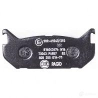 Тормозные колодки дисковые, комплект HELLA 2176 6 29646 8DB 355 016-711 7464D584 - Изображение 3