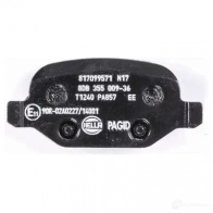 Тормозные колодки, комплект HELLA 8db355009361 8692D1492 28938 235 17 - Изображение 3