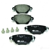 Тормозные колодки, комплект HELLA 8db355009081 23 557 28912 7790D911 - Изображение 2