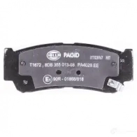 Тормозные колодки, комплект HELLA 24489 24 488 29287 8db355013081 - Изображение 3