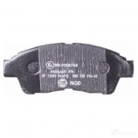 Тормозные колодки дисковые, комплект HELLA 8DB 355 016-421 2 1601 21602 29617 - Изображение 3