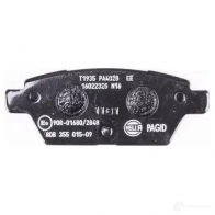Тормозные колодки дисковые, комплект HELLA 2458 1 8DB 355 015-091 29485 8272D1161 - Изображение 3