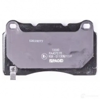 Тормозные колодки дисковые, комплект HELLA 233 25 8DB 355 015-481 T2000 29524 - Изображение 3