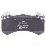 Тормозные колодки дисковые, комплект HELLA 8DB 355 015-991 2 4847 8788D1575 29575 - Изображение 3