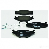 Тормозные колодки дисковые, комплект HELLA 8DB 355 017-501 2 0887 29724 20888 - Изображение 2