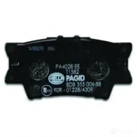 Тормозные колодки дисковые, комплект HELLA 2433 8 28719 8DB 355 006-881 8332D1212 - Изображение 3