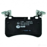 Тормозные колодки дисковые, комплект HELLA 8DB 355 014-811 T1896 2447 3 29458 - Изображение 3