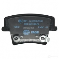 Тормозные колодки дисковые, комплект HELLA 8JR SK6C 1437446258 8DB 355 039-291 - Изображение 2