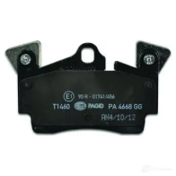 Тормозные колодки дисковые, комплект HELLA 24 010 29135 8DB 355 011-471 T1460 - Изображение 3
