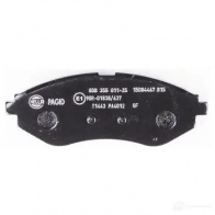 Тормозные колодки, комплект HELLA 8db355011251 2 3974 29118 T1443 - Изображение 3