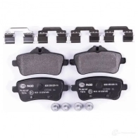Тормозные колодки дисковые, комплект HELLA 25216 8DB 355 020-161 29979 25 215 - Изображение 2