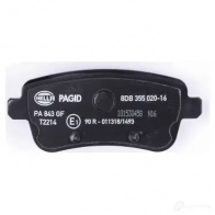 Тормозные колодки дисковые, комплект HELLA 25216 8DB 355 020-161 29979 25 215 - Изображение 3