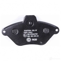Тормозные колодки дисковые, комплект HELLA T9039 2163 2 8DB 355 019-211 29889 - Изображение 3