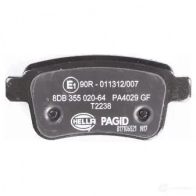 Тормозные колодки, комплект HELLA T2238 30023 2 4692 8db355020641 - Изображение 3
