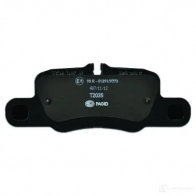 Тормозные колодки дисковые, комплект HELLA 29541 2 4554 8499D1390 8DB 355 015-651 - Изображение 3