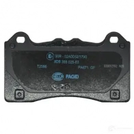 Тормозные колодки дисковые, комплект HELLA 5Z VXYH 1437442582 8DB 355 025-831 - Изображение 2