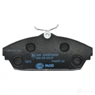 Тормозные колодки дисковые, комплект HELLA 8DB 355 025-671 HJ H8E 1437442593 - Изображение 2