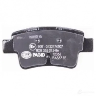Тормозные колодки дисковые, комплект HELLA 29562 8DB 355 015-861 T2066 24 349 - Изображение 3